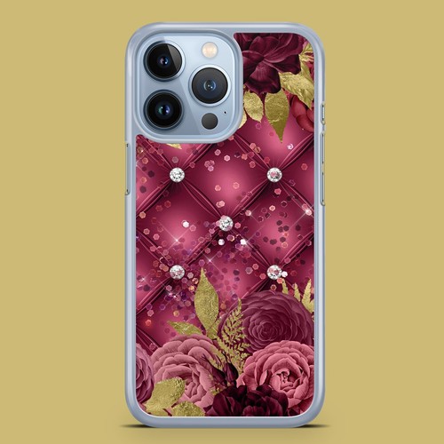 Floral roses hard - hard, phone