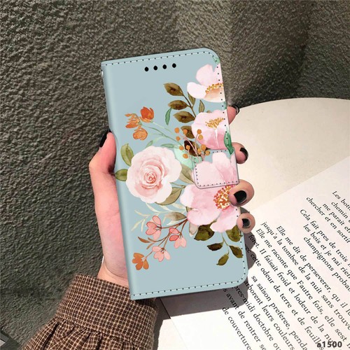 Elegant floral leather flip - elegant,