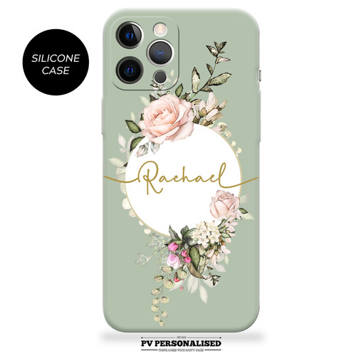 Personalised phone floral - floral, case