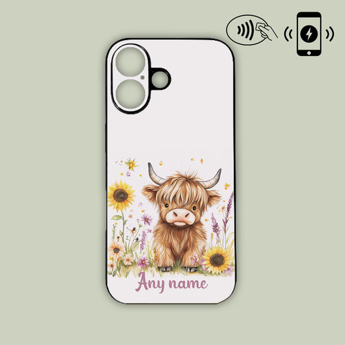 Personalised baby highland cow - personalised,