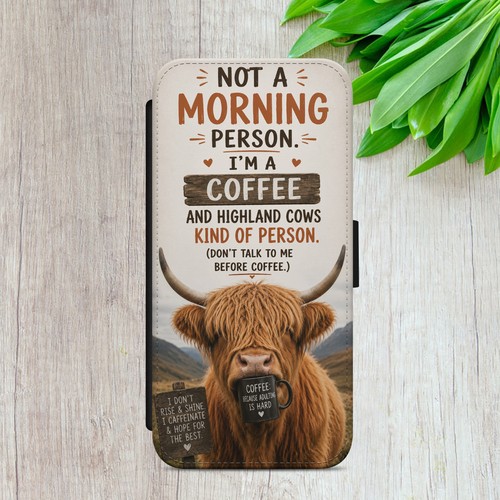 Cow quote flip case - quote,