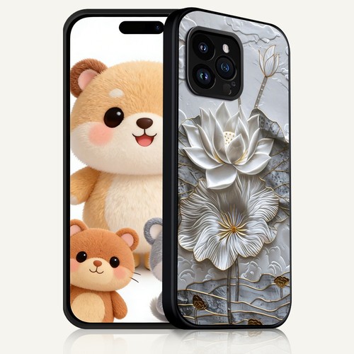 Lotus floral print shockproof - floral,