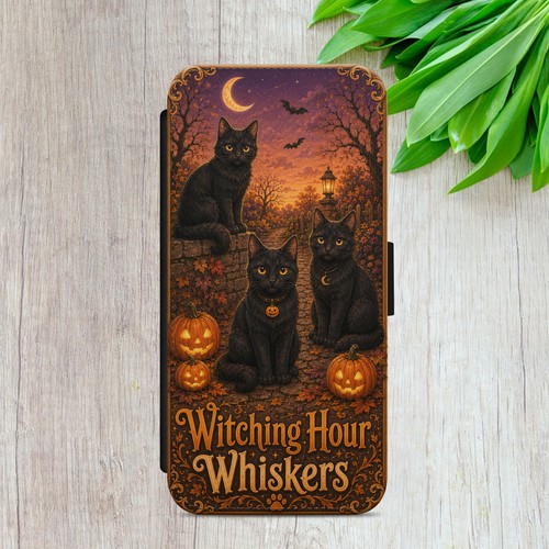 Halloween cats flip - cats, case