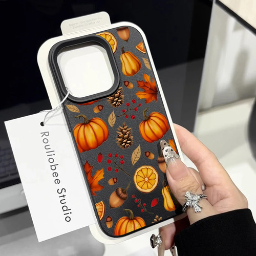 Autumn pumpkin iphone case - autumn,
